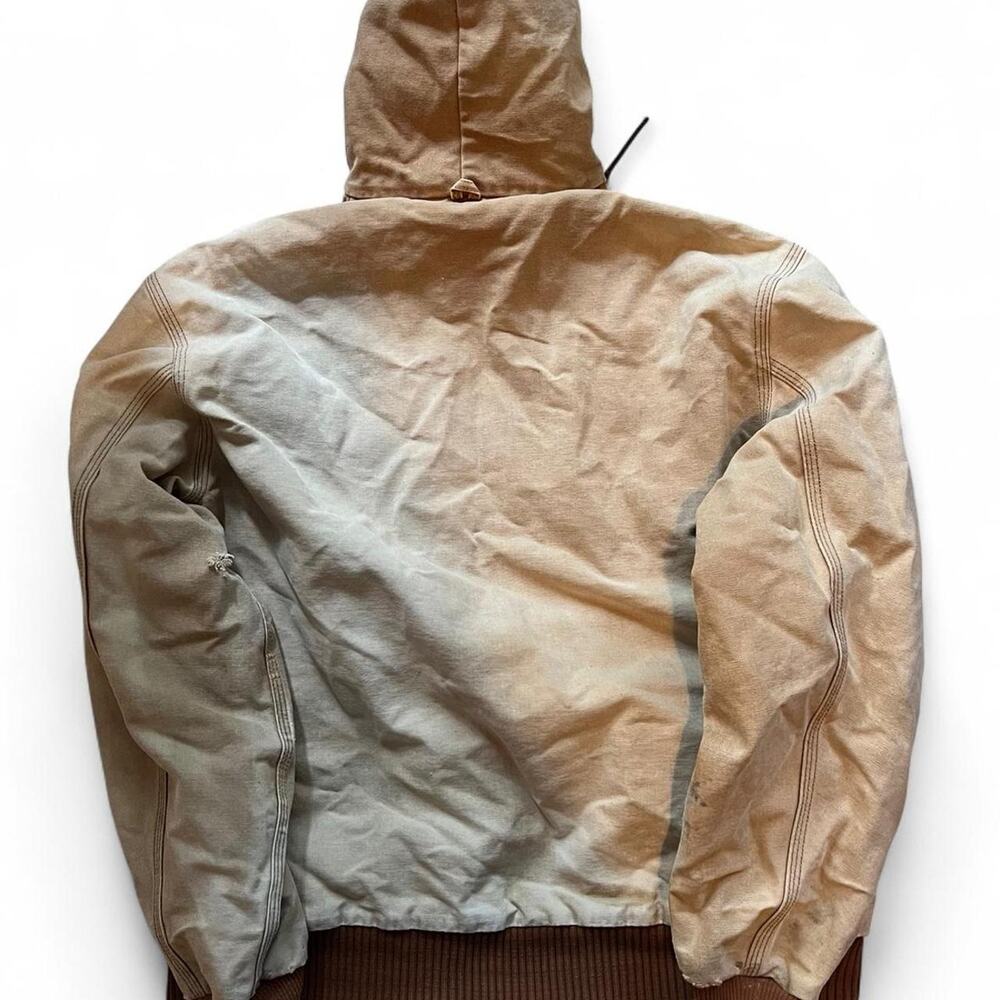 Carhartt Duck Active Jacket J130 Distressed Faded… - image 2